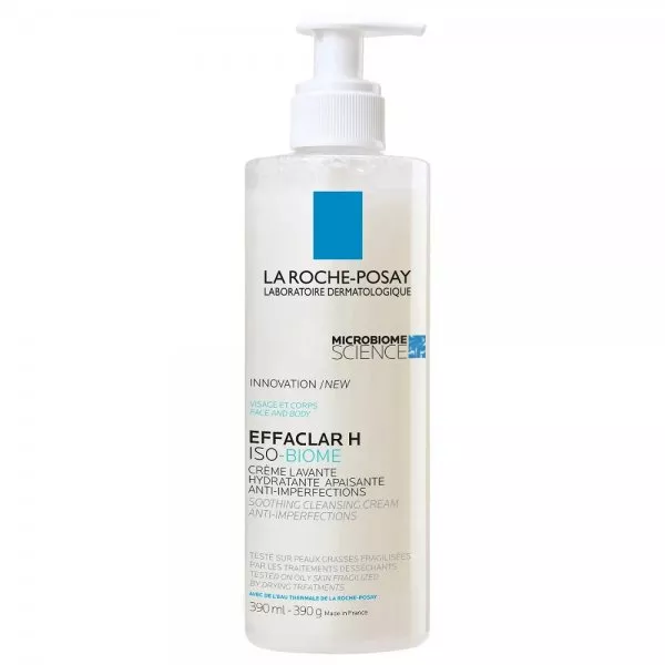 La Roche Posay Effaclar H Iso-Biome krem myjący przeciw niedoskonałościom 390ml