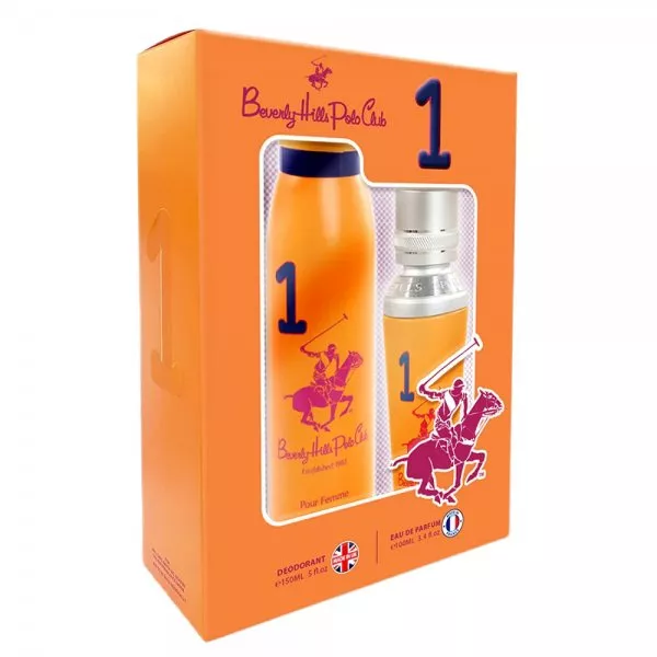 Beverly Hills Polo Club Women One zestaw woda perfumowana spray 100ml + dezodorant spray 150ml (W)