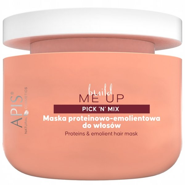 Apis Pick'N'Mix, maska proteinowo-emolientowa do włosów, 250ml