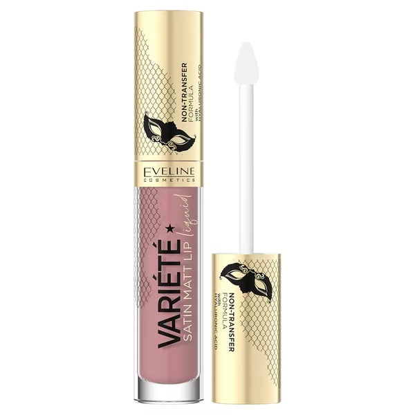 Eveline Variété, satin matt lip liquid pomadka w płynie, 02, 4ml