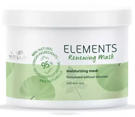 Wella Elements Renewing, maska do wszystkich rodzajów włosów, 500ml