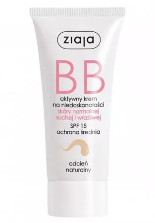 Ziaja, krem BB do skóry normalnej, odcień naturalny, 50ml