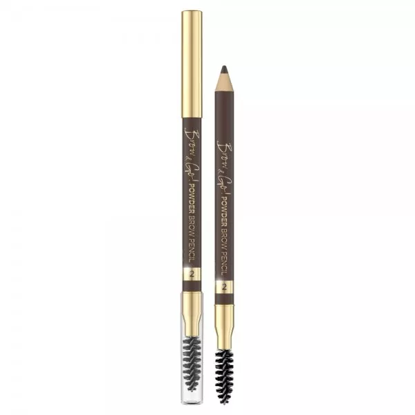Eveline Cosmetics Brow & Go! pudrowa kredka do brwi 02