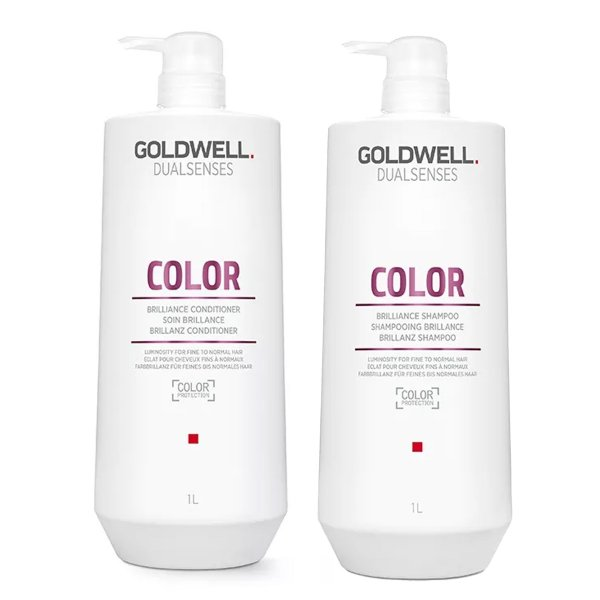 Goldwell Dualsenses Color, zestaw XL do włosów farbowanych, szampon + odżywka
