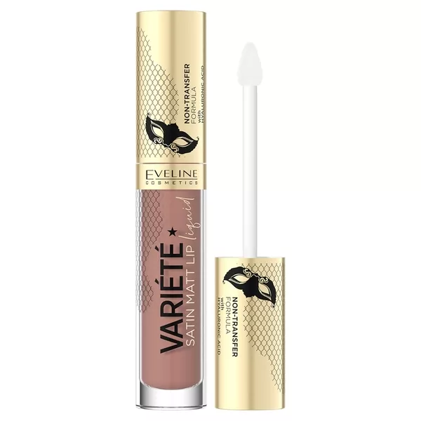 Eveline Variété, satin matt lip liquid pomadka w płynie, 01, 4ml
