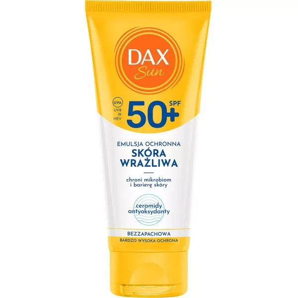 Dax Sun Emulsja ochronna dla skóry wrażliwej SPF50+ 100ml
