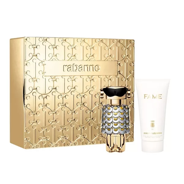 Paco Rabanne Fame zestaw prezentowy dla kobiet woda perfumowana 50ml + balsam do ciała 75ml