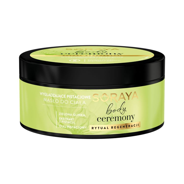 Soraya Body ceremony, wygładzające pistacjowe masło do ciała, 200ml