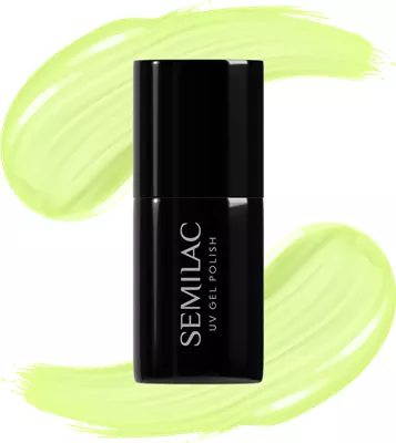 Semilac lakier hybrydowy, 7ml, 604 Luminous Lemon