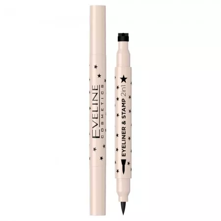 Eveline Cosmetics Eyeliner &amp; Stamp 2in1 eyeliner ze stemplem 02 Gwiazda