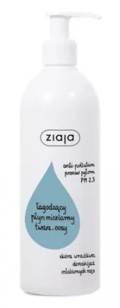 Ziaja De-makijaż, łagodzący płyn micelarny, 390ml