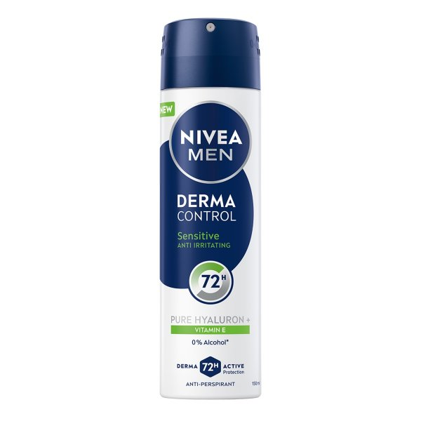 Nivea Men Derma Control Sensitive antyperspirant spray 150ml (M)