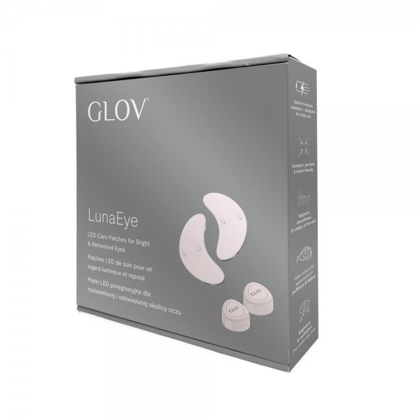 Glov LunaEye płatki LED pielęgnacyjne dla rozświetlonej i odświeżonej okolicy oczu