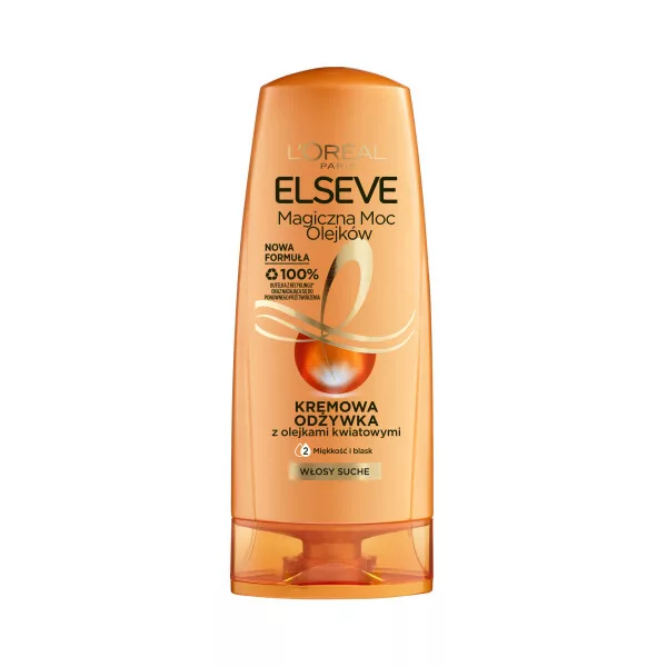 L'Oreal Paris Elseve Magiczna Moc Olejków Kremowa Odżywka do włosów suchych, 200ml
