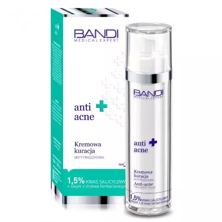 Bandi Medical Expert, Anti Acne, kremowa kuracja antytrądzikowa, 50ml