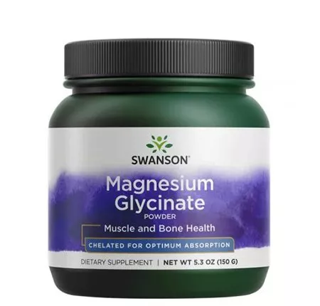 Swanson, albion chelat magnezu w proszku, 150g