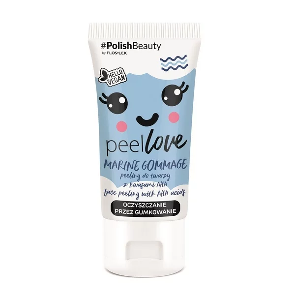 FlosLek Peellove Marine Gommage peeling do twarzy z kwasami AHA 75ml