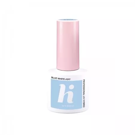 hi hybrid, lakier hybrydowy, 5ml, #317 Blue White