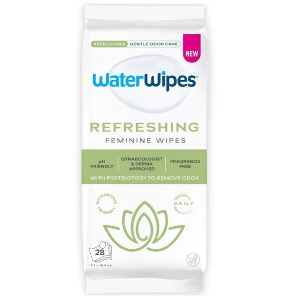 WaterWipes Refreshing Feminine Wipes chusteczki nawilżane do higieny intymnej 28szt.