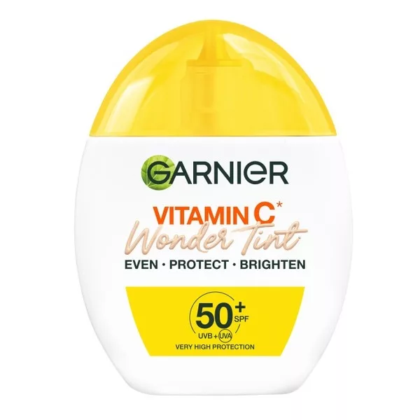 Garnier Vitamin C Wonder Tint lekki barwiący fluid do twarzy SPF50+ Jasny 40ml