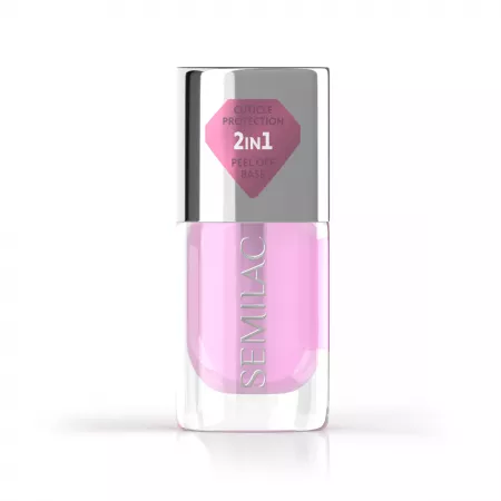 Semilac Jelly Nail Tape 2w1, baza Peel-Off i guma do skórek, 7ml