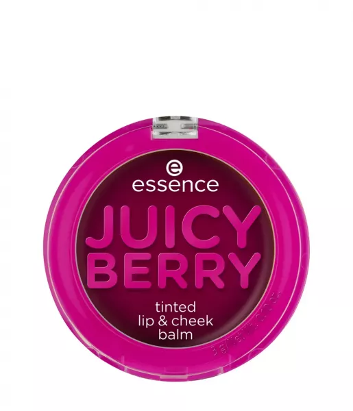 Essence Juicy Berry Tinted Lip & Cheek Balm, balsam do ust i policzków, 3g