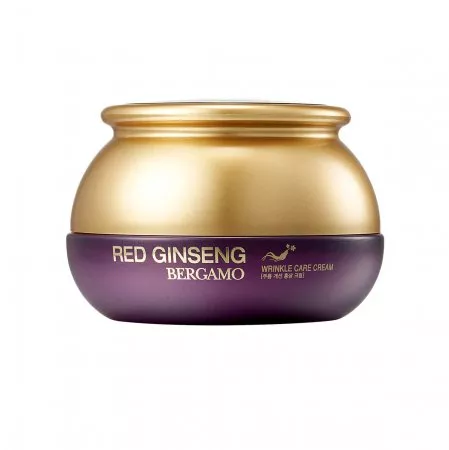Bergamo Red Ginseng Wrinkle Care Cream krem przeciwzmarszczkowy z czerwonym żeń-szeniem 50ml