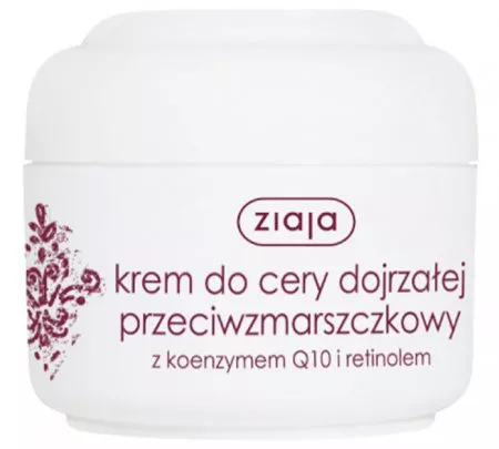 Ziaja, krem do cery dojrzałej z koenzymem Q10 i retinolem, 50ml