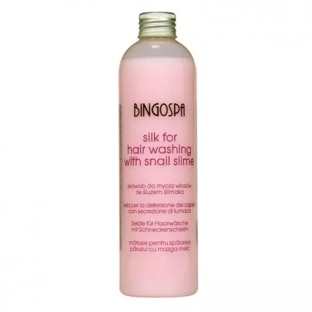 BingoSpa Jedwab do mycia włosów ze śluzem ślimaka 300ml