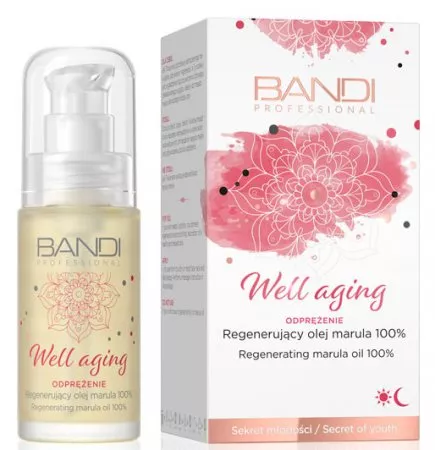 Bandi Well Aging, regenerujący olej marula 100%, 30ml