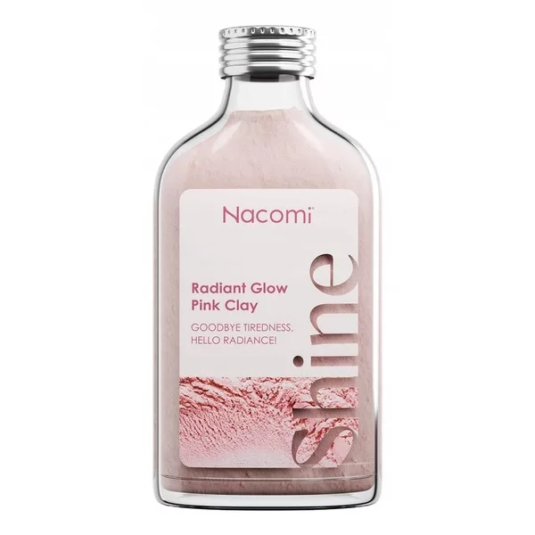 Nacomi Deep Detox Radiant Glow Clay, oczyszczająca glinka do twarzy, różowa, 100ml