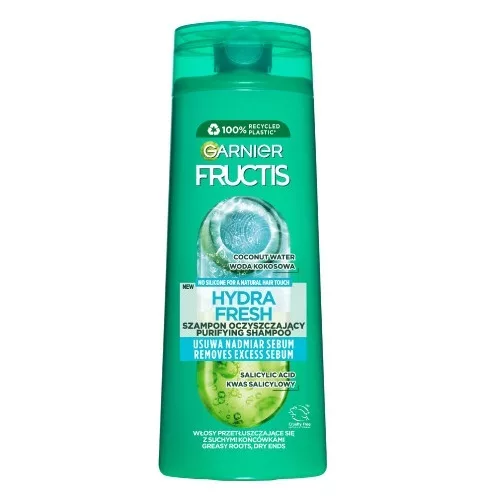 Garnier Fructis Hydra Fresh szampon oczyszczający 400ml