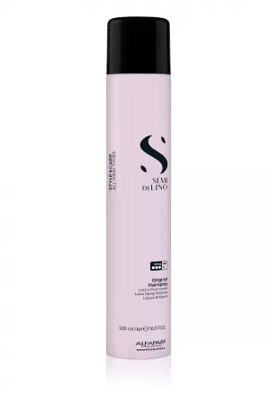 Alfaparf Milano Semi di Lino Styling Original, elastyczny lakier do włosów, 500ml