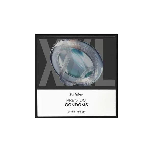 Satisfyer Premium Condoms prezerwatywy lateksowe 64mm 100szt.