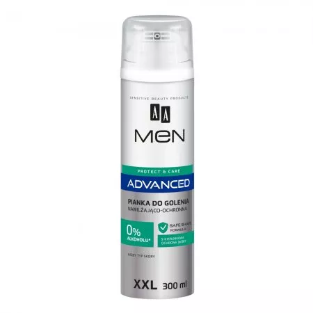 AA Men Advanced pianka do golenia nawilżająco-ochronna 300ml