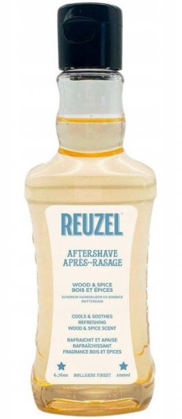 Reuzel Beard Aftershave Wood&Spice, płyn po goleniu z nutami drzewnymi, 200ml