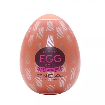 Tenga Easy Beat Egg Cone Stronger jednorazowy masturbator w kształcie jajka