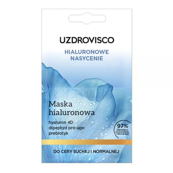 Uzdrovisco Hialuronowe Nasycenie maska hialuronowa 10ml