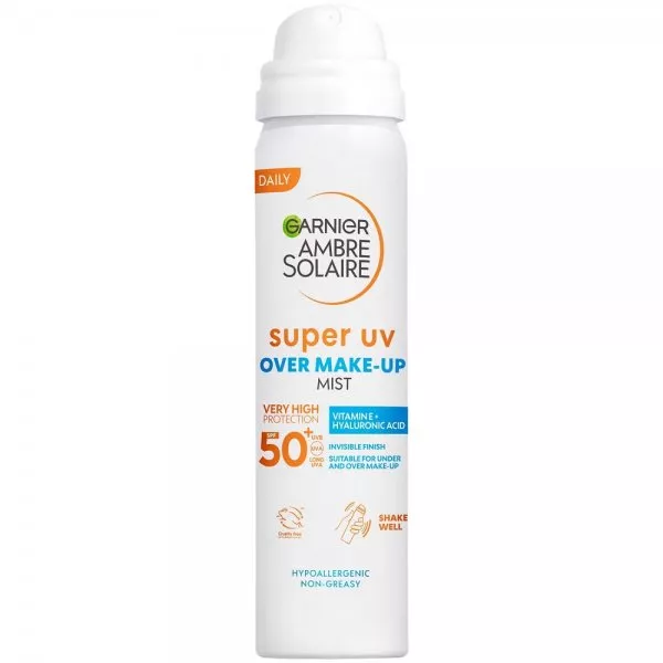 Garnier Ambre Solaire Super UV mgiełka ochronna do twarzy SPF50 75ml