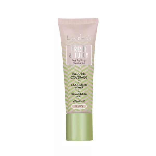 Lovely Fresh & Juicy Foundation rozświetlający podkład do twarzy 01 Nude 25g