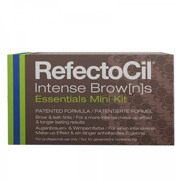 RefectoCil Intense Brow[n]s Essentials Mini Kit, mini zestaw do koloryzacji brwi i rzęs