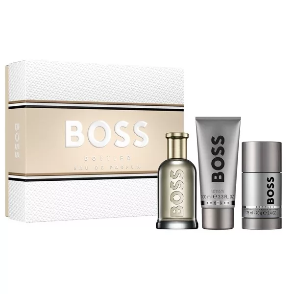 Hugo Boss Boss Bottled zestaw prezentowy dla mężczyzn: woda perfumowana 100ml + żel pod prysznic 100ml + dezodorant sztyft 75ml