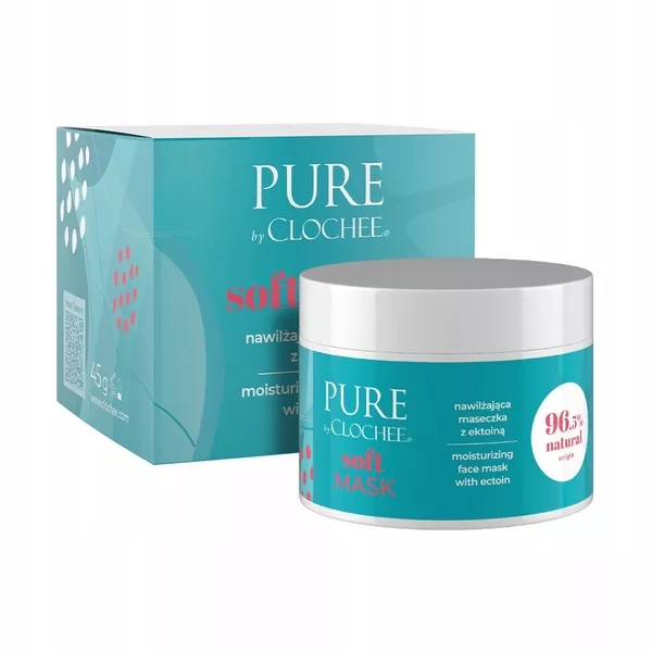 Clochee Pure Soft Mask, nawilżająca maseczka z ektoiną, 50ml