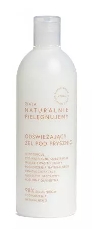 Ziaja Naturalnie Pielęgnujemy, odświeżający żel pod prysznic, 400ml