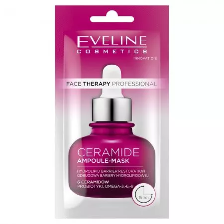 Eveline Cosmetics Face Therapy Professional Ampoule-Mask kremowa maseczka do twarzy Ceramide 8ml
