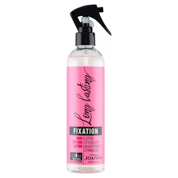 Joanna Professional Long Lasting Lotion stylizujący długotrwałe utrwalenie, bardzo mocny, 300 ml - data ważności (7.2026)