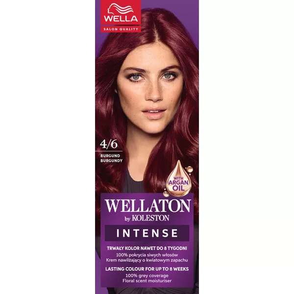 Wella Wellaton, farba do włosów, Burgund, 4/6, 100ml