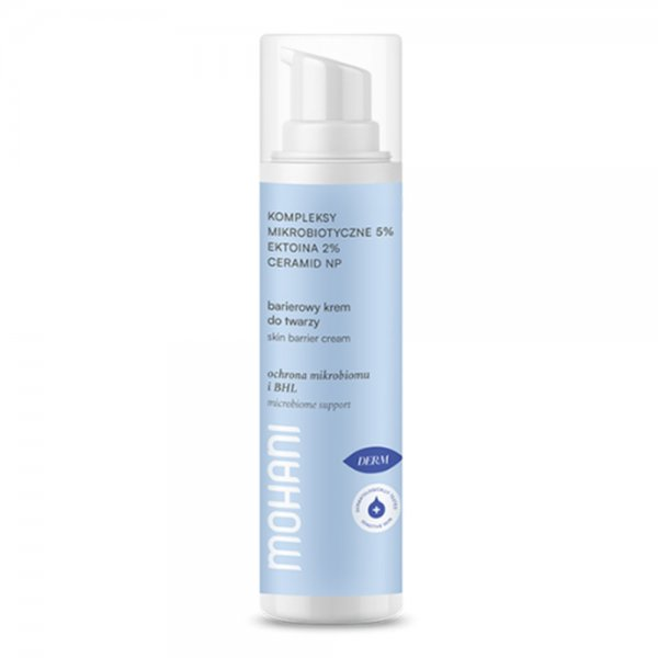 Mohani Regenerujący krem barierowy z ektoiną 2% kompleksem mikrobiotycznym 5% i ceramidem NP 50ml