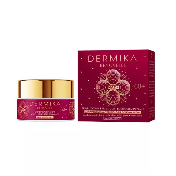 Dermika Renovelle, ekskluzywny krem - multi eliksir ujędrniający 60+ na dzień i na noc, 50ml