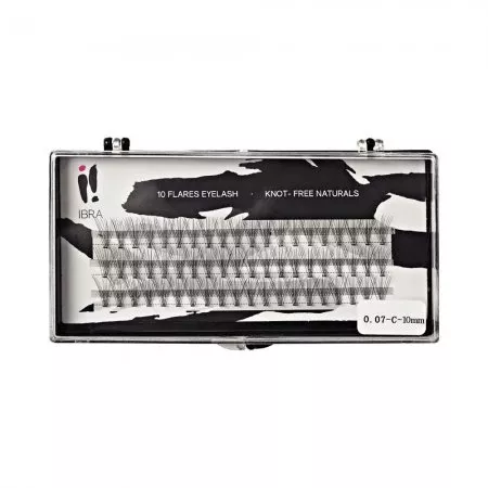 Ibra Kępki sztucznych rzęs Super Natural 0.07 C-10mm